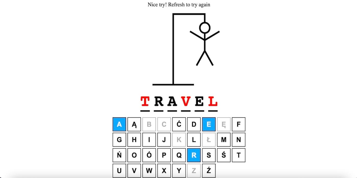 React Hangman